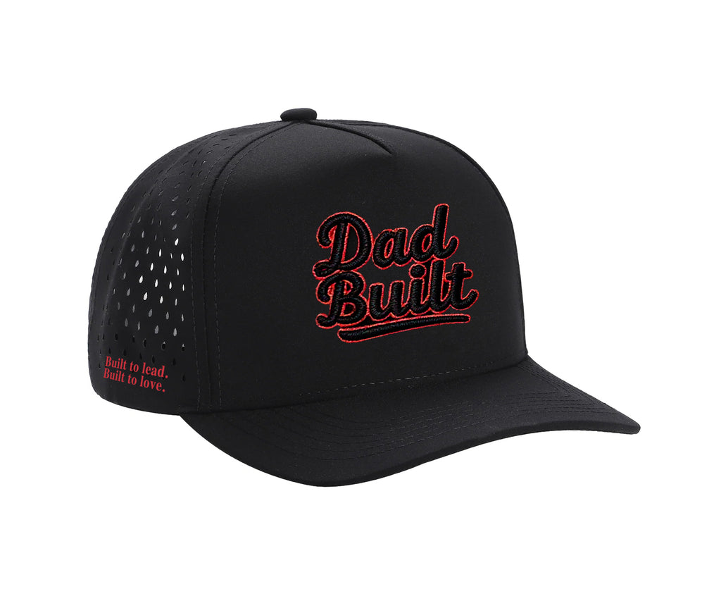 Dad Built Classic - Sweat Proof - Black / Red