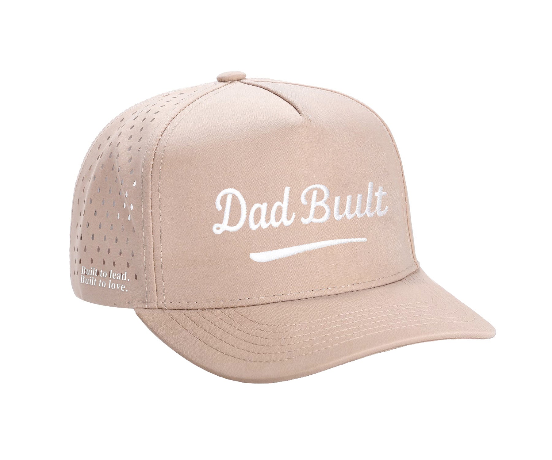 Dad Built Classic Horizontal - Sweat Proof - Khaki