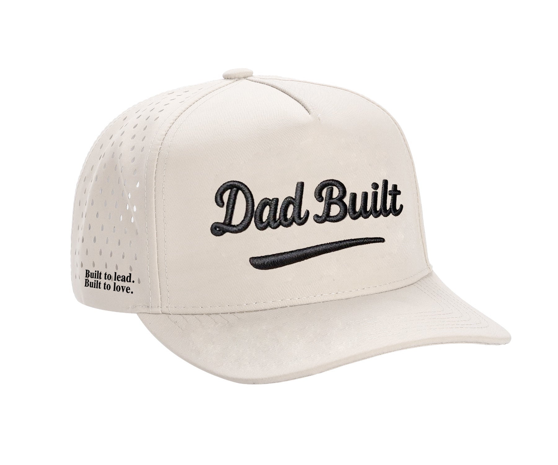 Dad Built Classic Horizontal - Sweat Proof - Tan