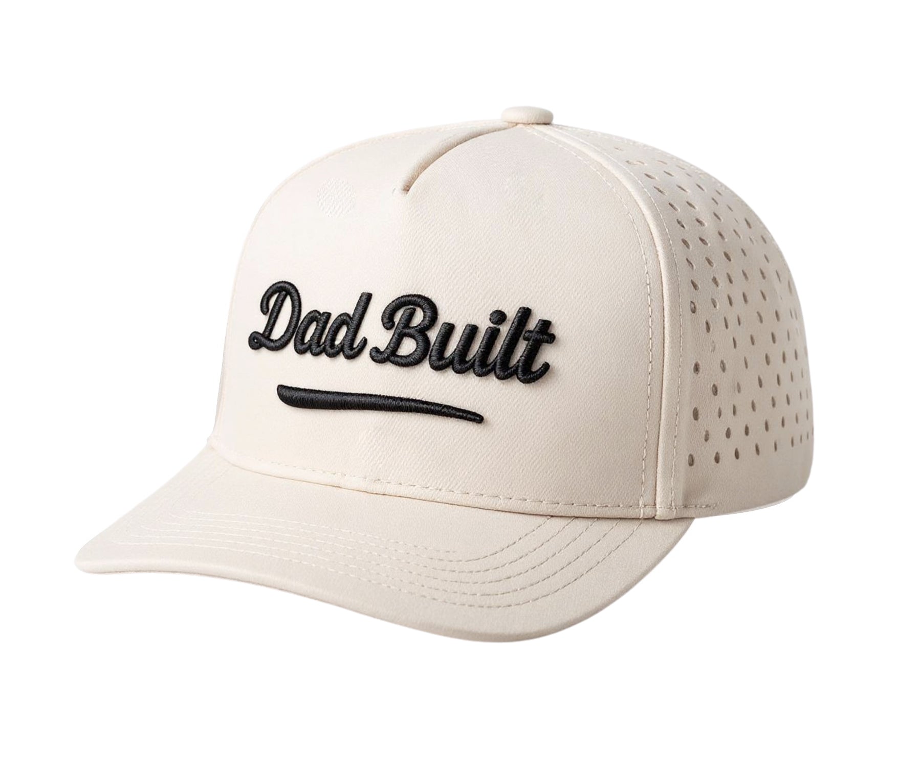 Dad Built Classic Horizontal - Sweat Proof - Tan