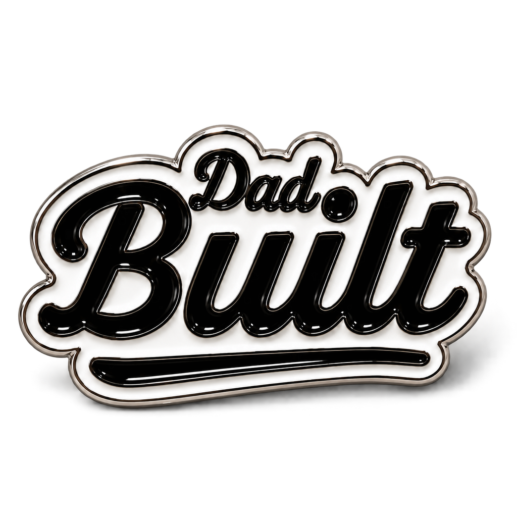 Dad Built script pin