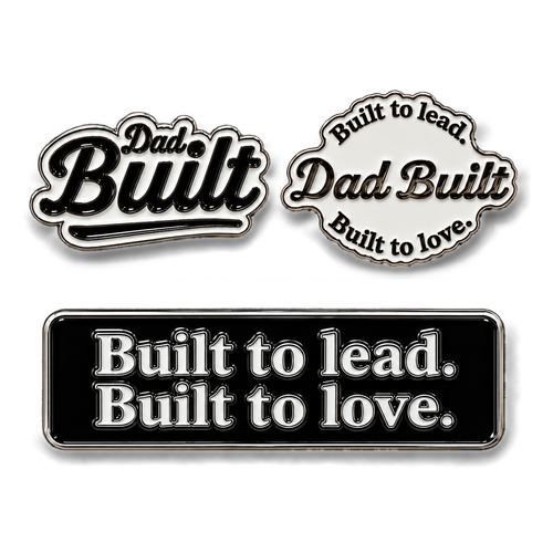 Dad Built 3-Pack Pins
