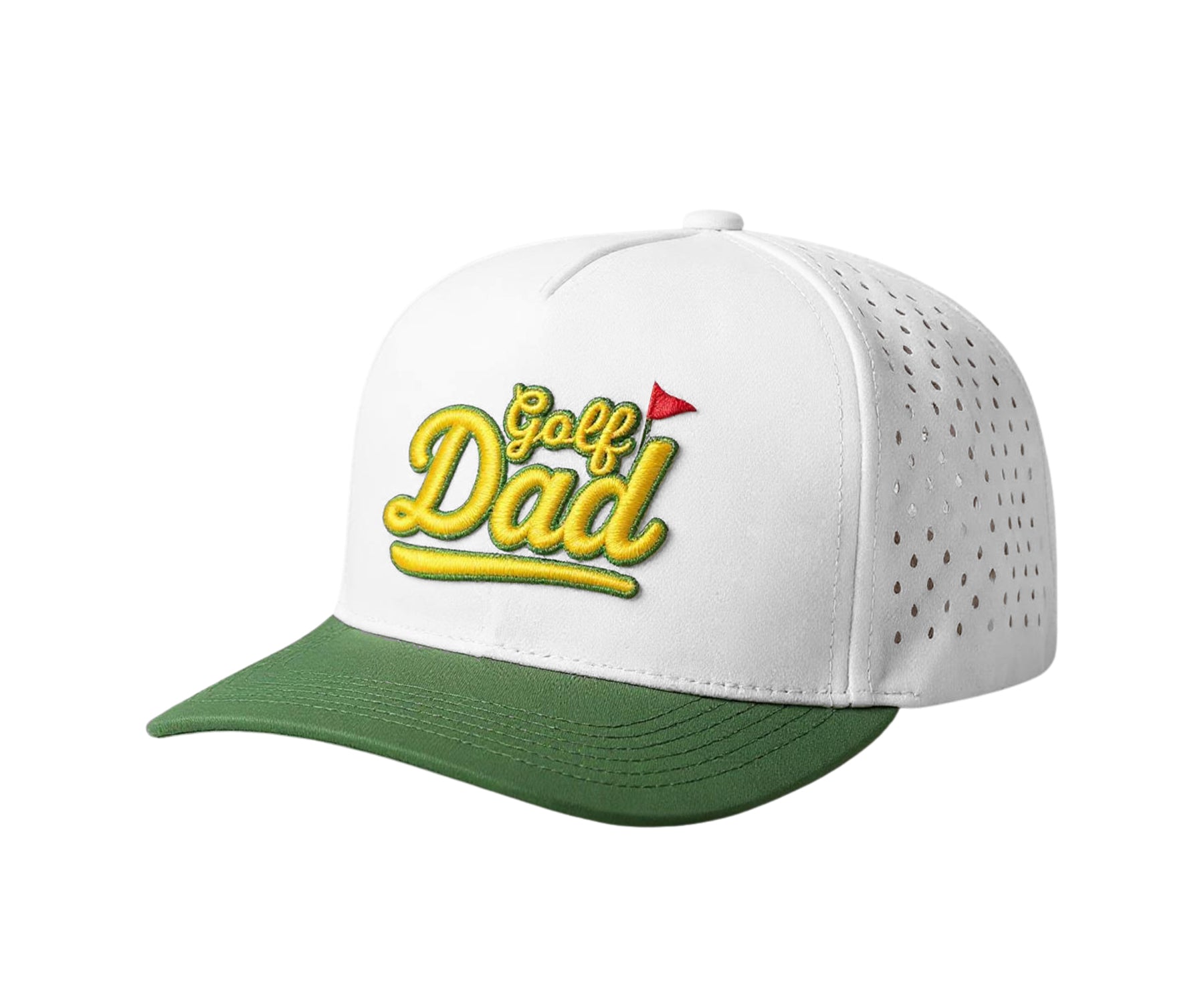 Golf Dad - Sweat Proof - Green / White