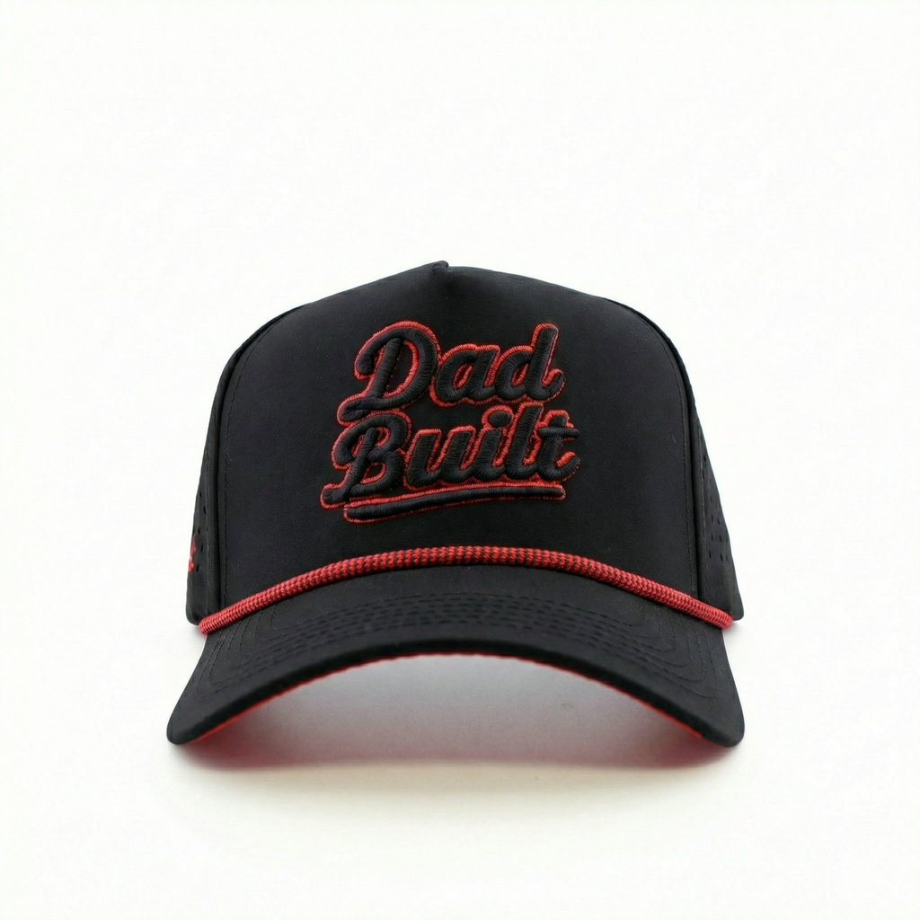 Dad Built Classic - Black / Red