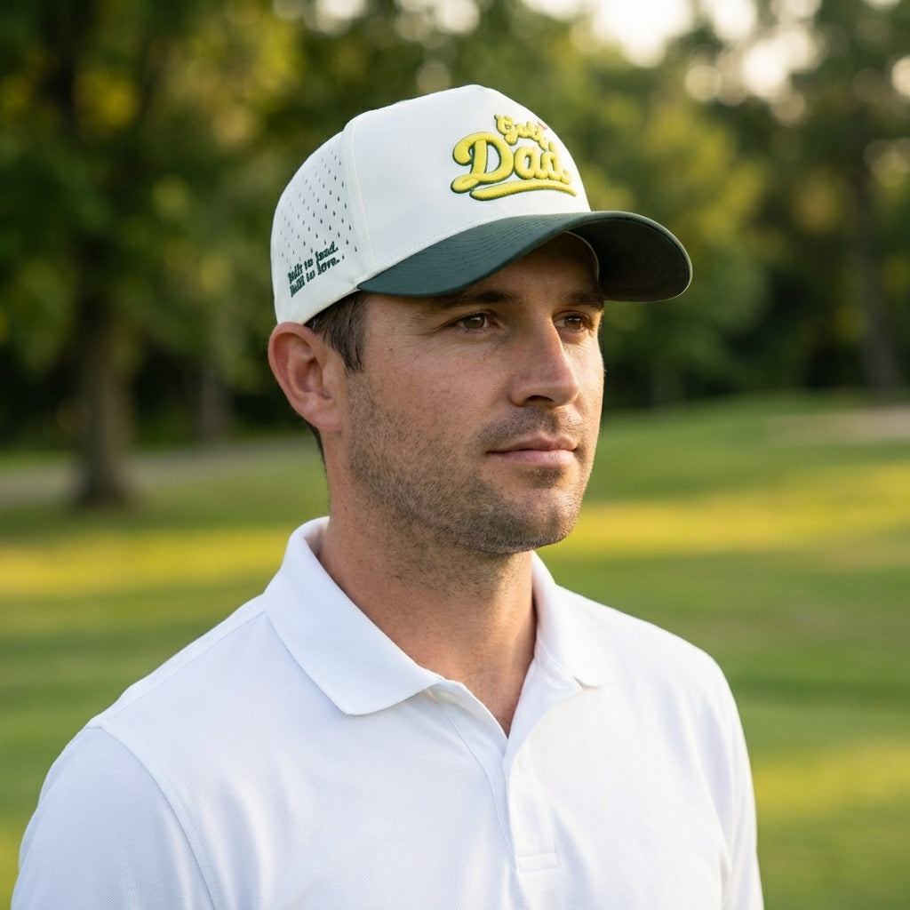 Golf Dad - White / Green