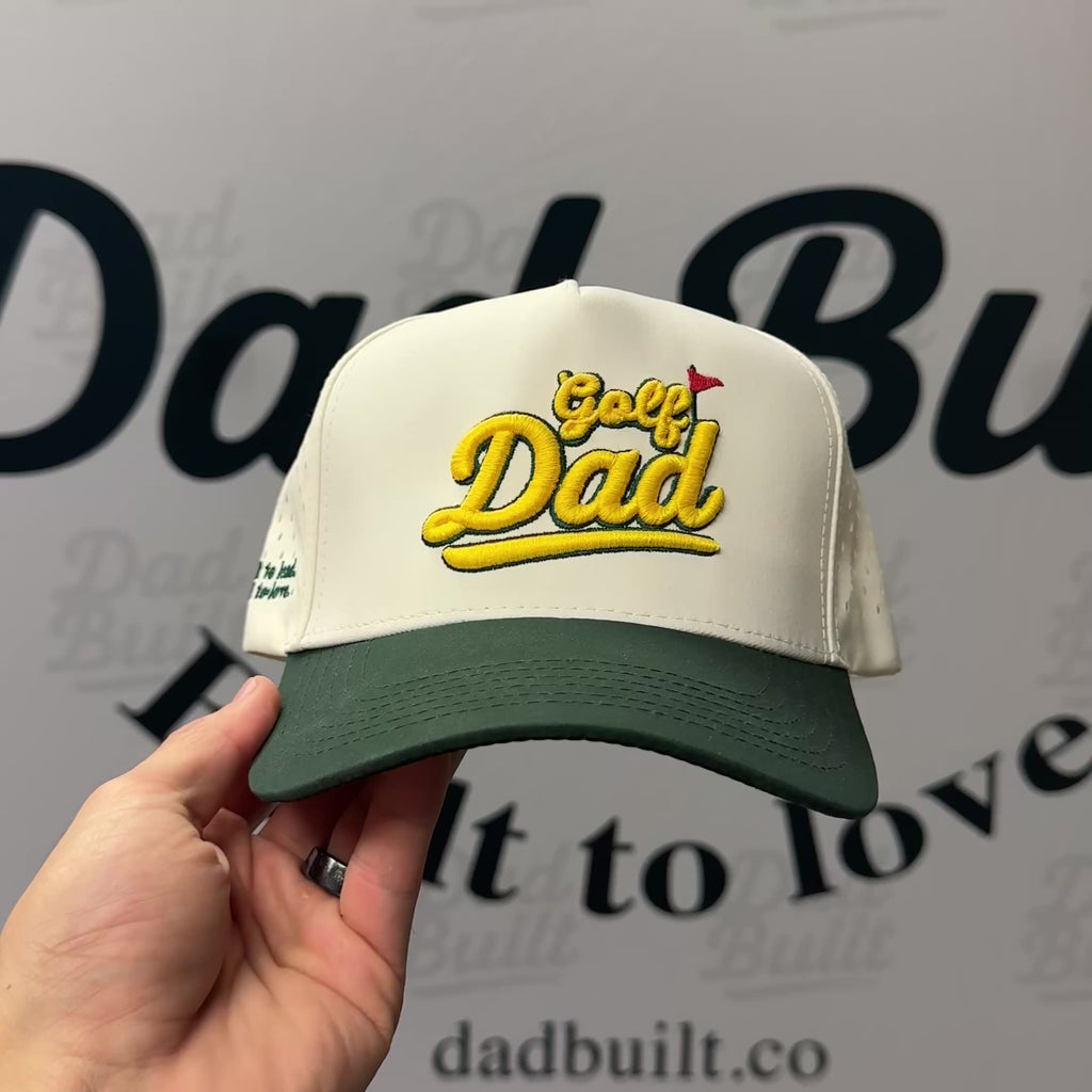 Golf Dad - Sweat Proof - Green / White