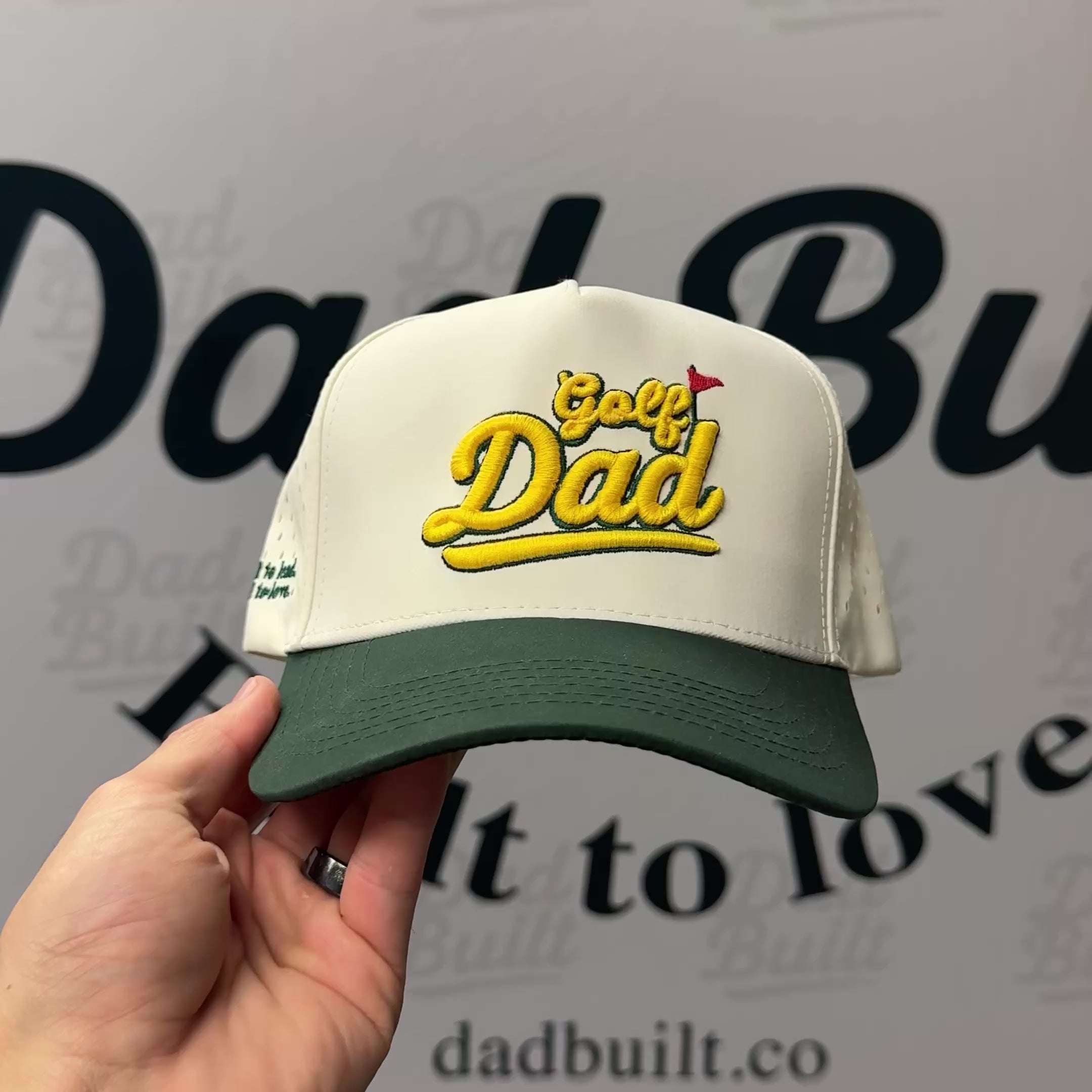 Golf Dad - Sweat Proof - Green / White