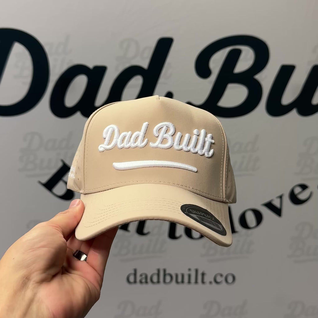 Dad Built Classic Horizontal - Sweat Proof - Khaki