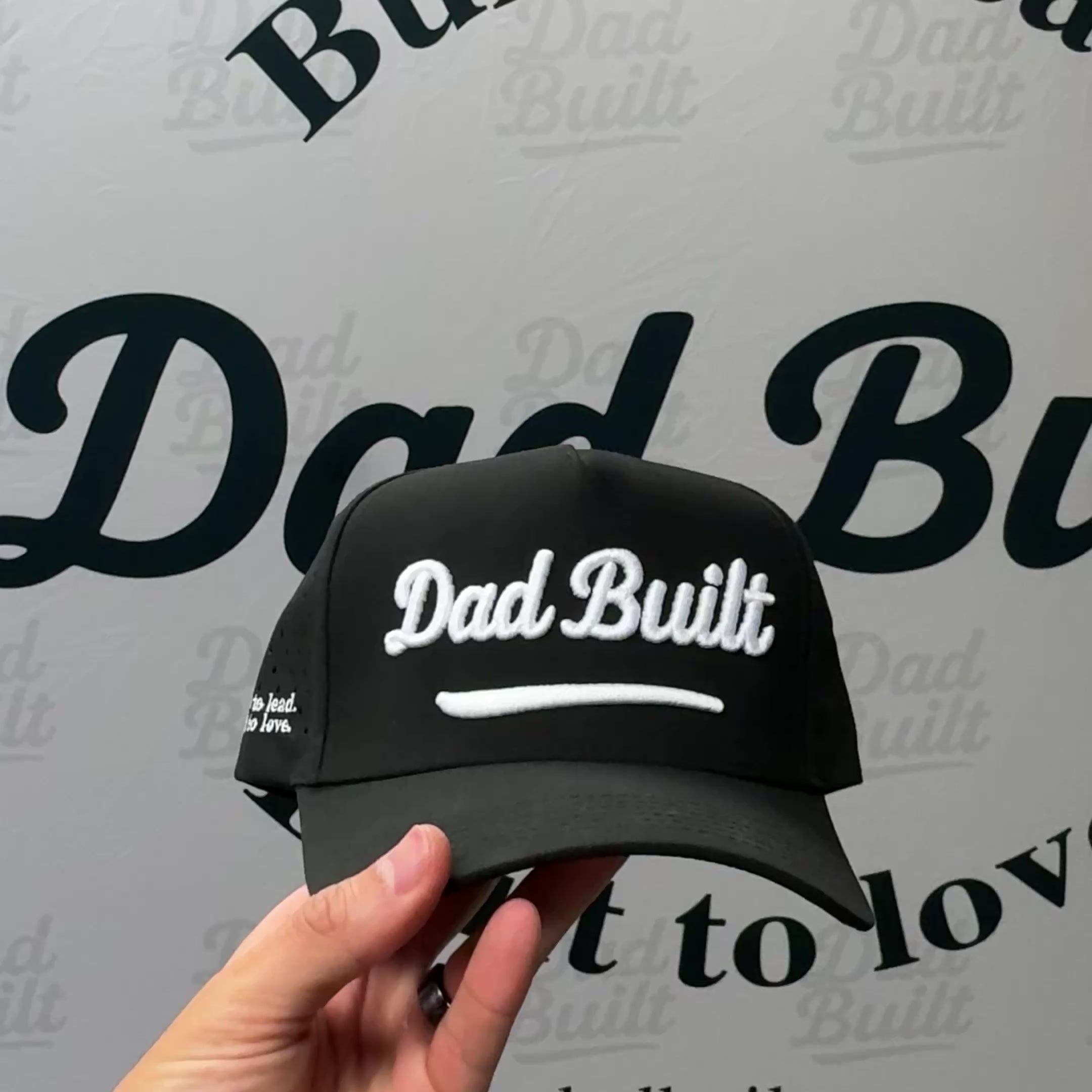 Dad Built - Sweat Proof - Black / White