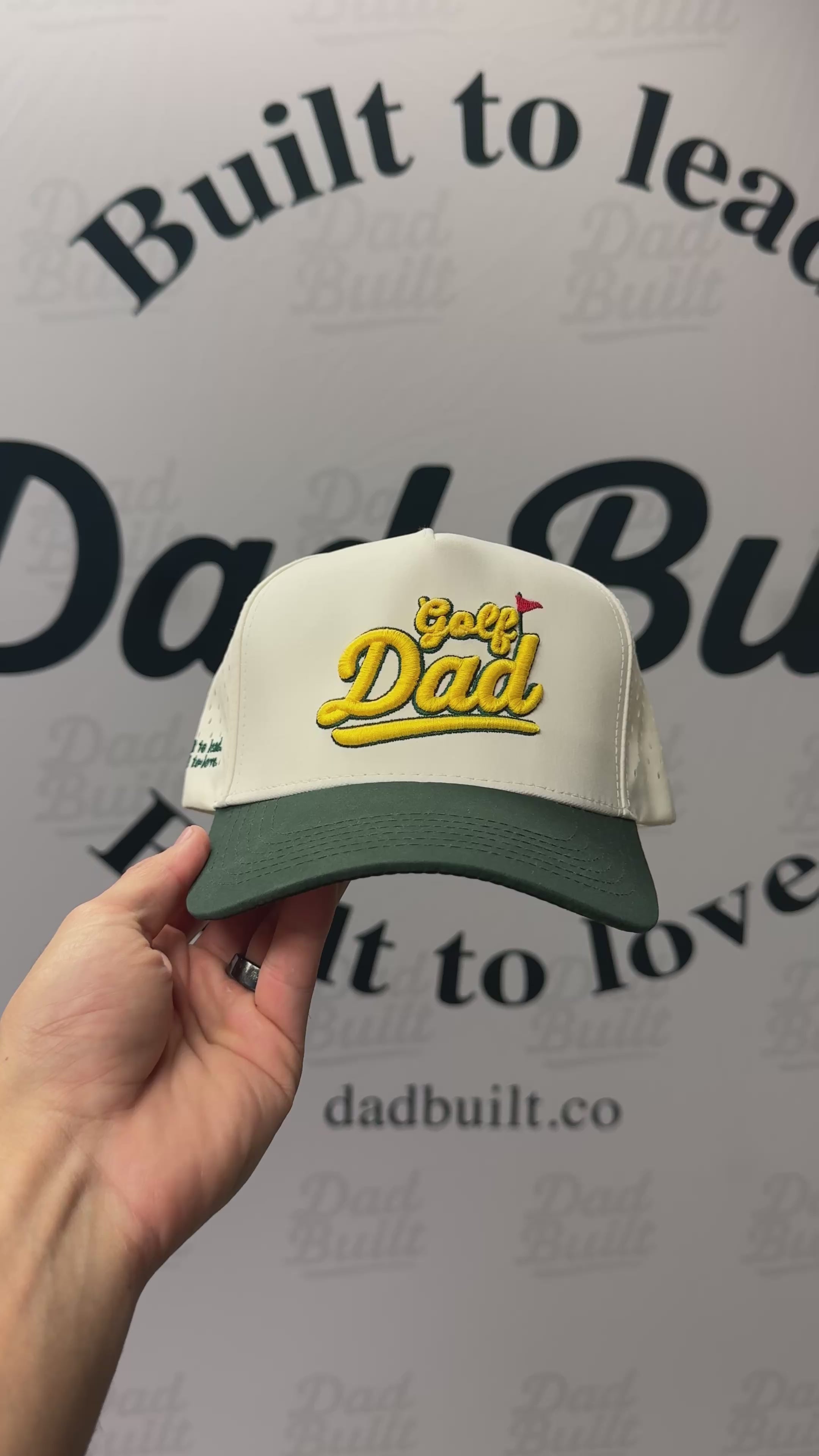 Golf Dad - Sweat Proof - Green / White