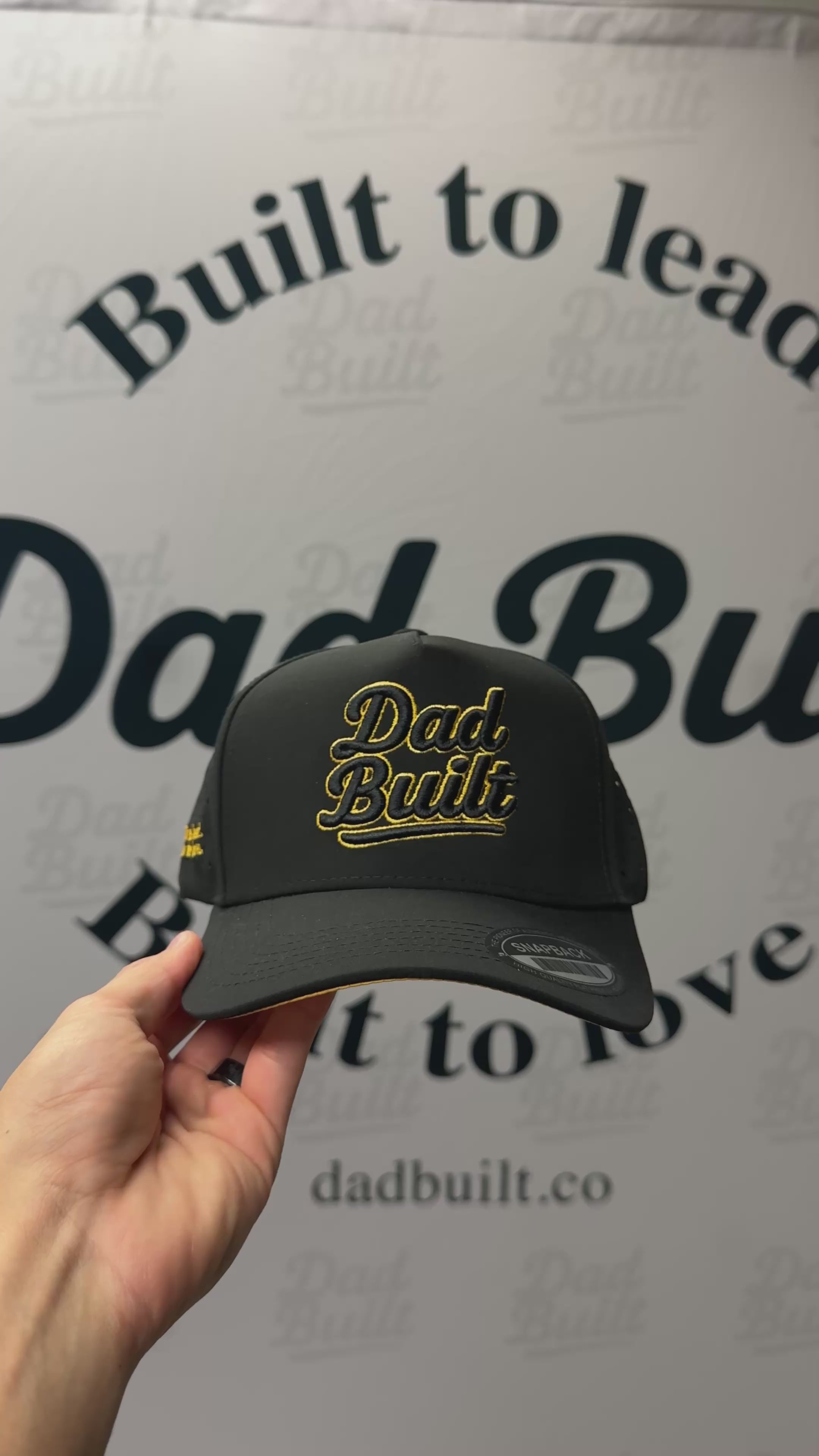 Dad Built Classic - Sweat Proof - Black / Gold